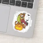 Scooby Doo And Shaggy Halloween Fright Sticker