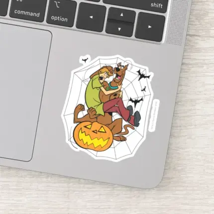 Scooby Doo And Shaggy Halloween Fright Sticker