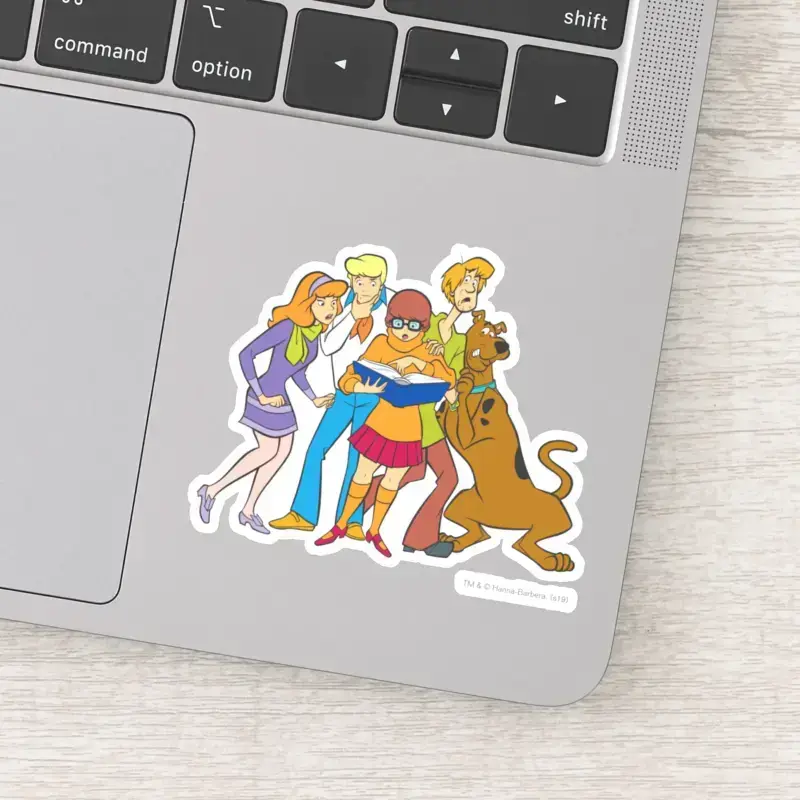 Scooby Doo And The Gang Investigate Book Sticker