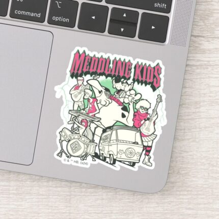 Scooby Doo And The Gang Meddling Kids Punk Band Sticker