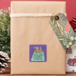 Scooby Doo And The Gang Haunted House Square Sticker