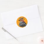 Scooby Doo Monster Truck Classic Round Sticker