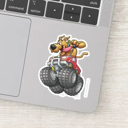 Scooby Doo Monster Truck Sticker