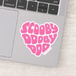 Scooby Dooby Doo Heart Sticker