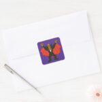 Scooby Dracula Square Sticker