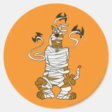 Scooby Mommy Classic Round Sticker