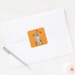 Scooby Mummy Square Sticker