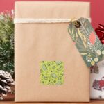 Scooby Snacks Galore Checker Pattern Square Sticker