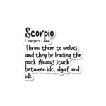 Scorpio Sticker