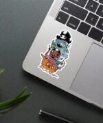 Sea Monster Attack Sticker