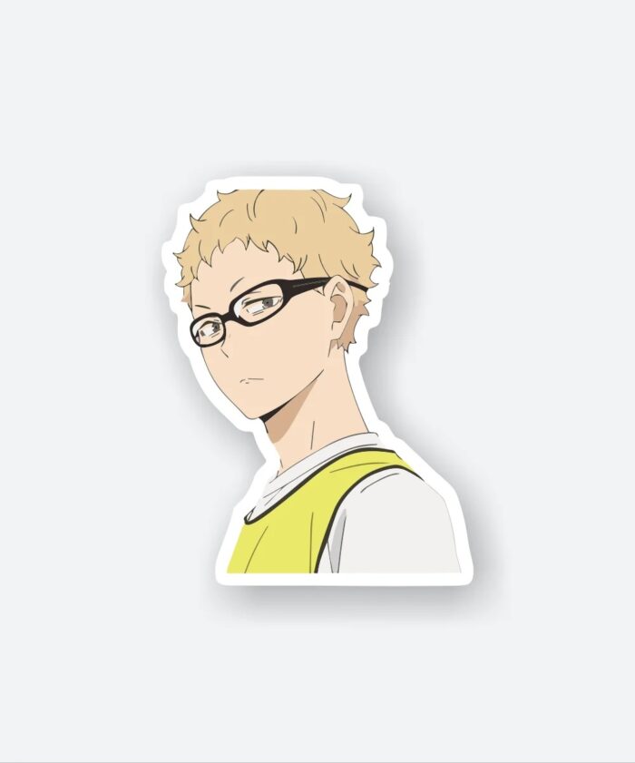 Serious Kei Tsukishima Sticker