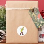 Shaggy Shrug Classic Round Sticker