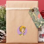 Shaggy Surprised Classic Round Sticker