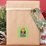 Shaggy Like Groovy Man Graphic Square Sticker