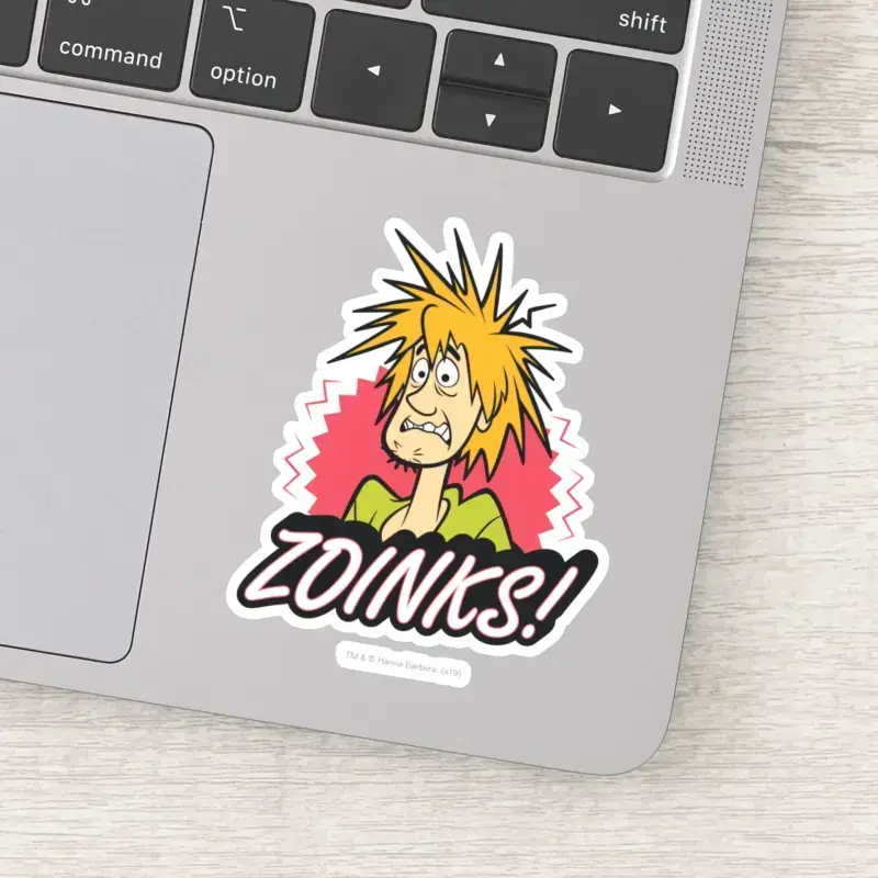 Shaggy Zoinks Graphic Sticker