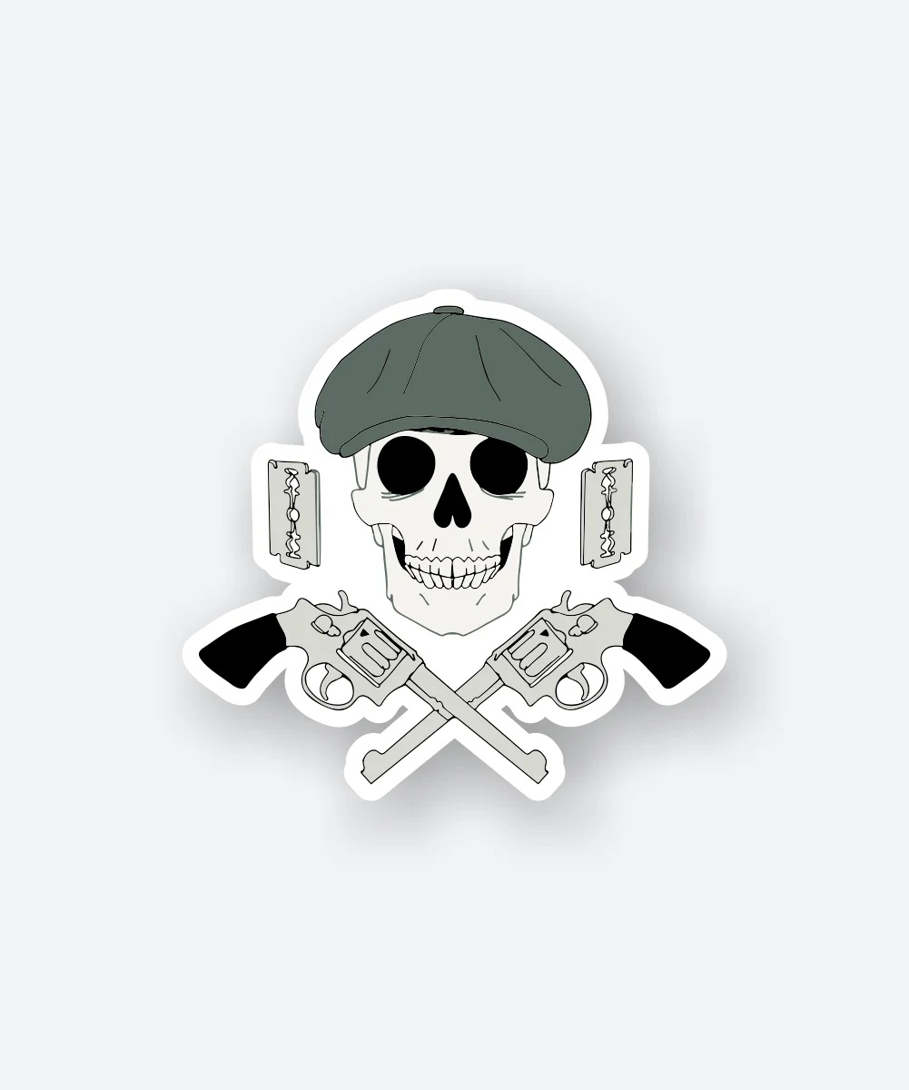 Shelby Skull Sticker