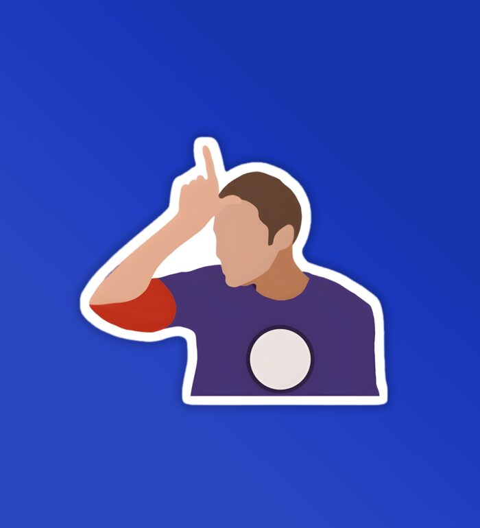 Sheldon L   BBT Laptop   Mobile Sticker