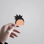 Shikamaru Minimalist Anime Stickers