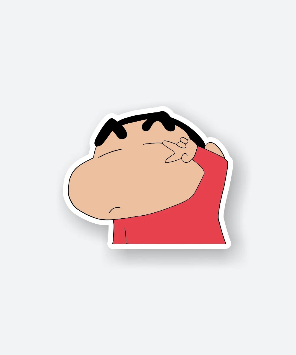Shinchan Fooling Around Sticker