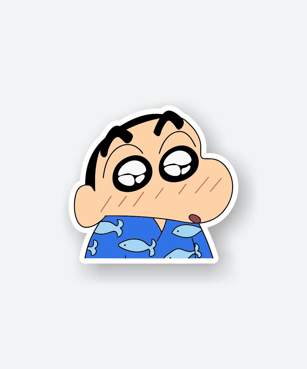 Shinchan Puppy Eyes Sticker