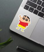 Shinchan Waving Sticker
