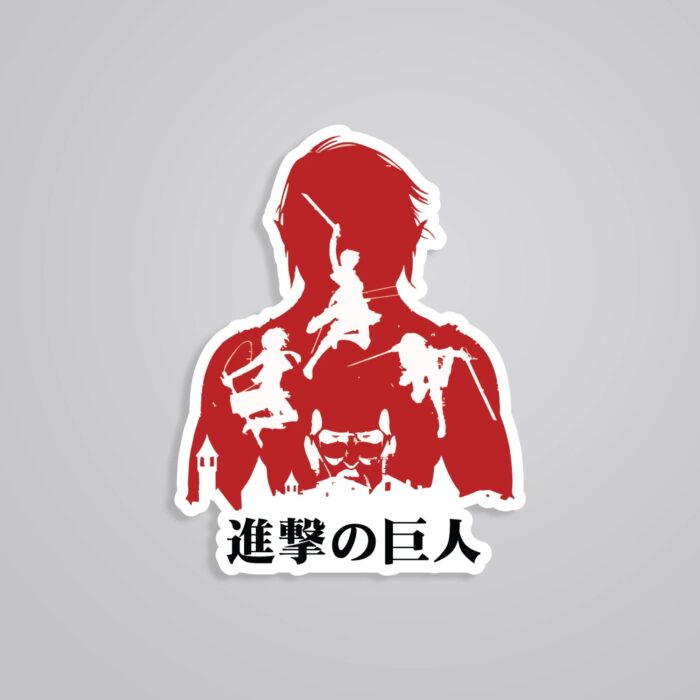 Shingeki No Kyojin Survey Corps Anime Stickers