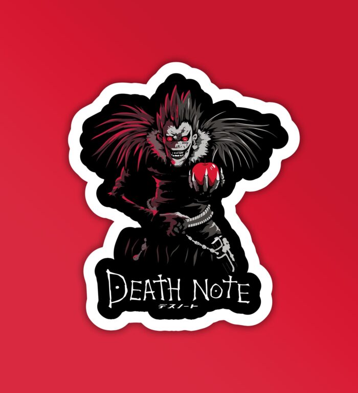 Shinigami Death Note Mobile Laptop Sticker