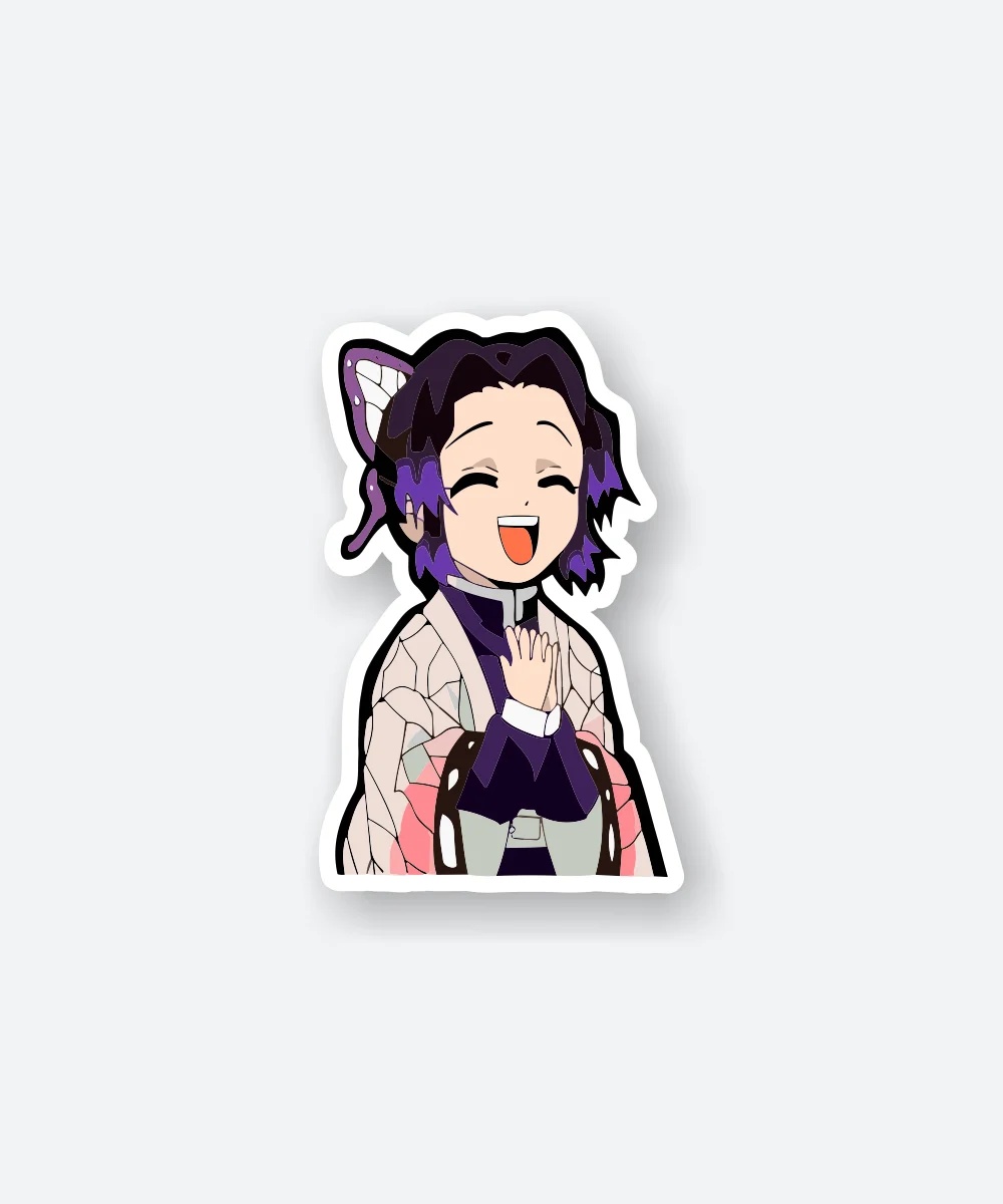 Shinubo Kocho Laughing Sticker