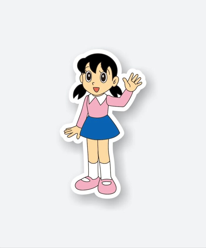 Shizuka Waving Sticker
