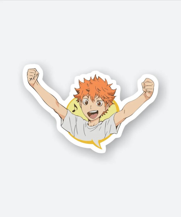 Shoyo Hinata Happy Sticker