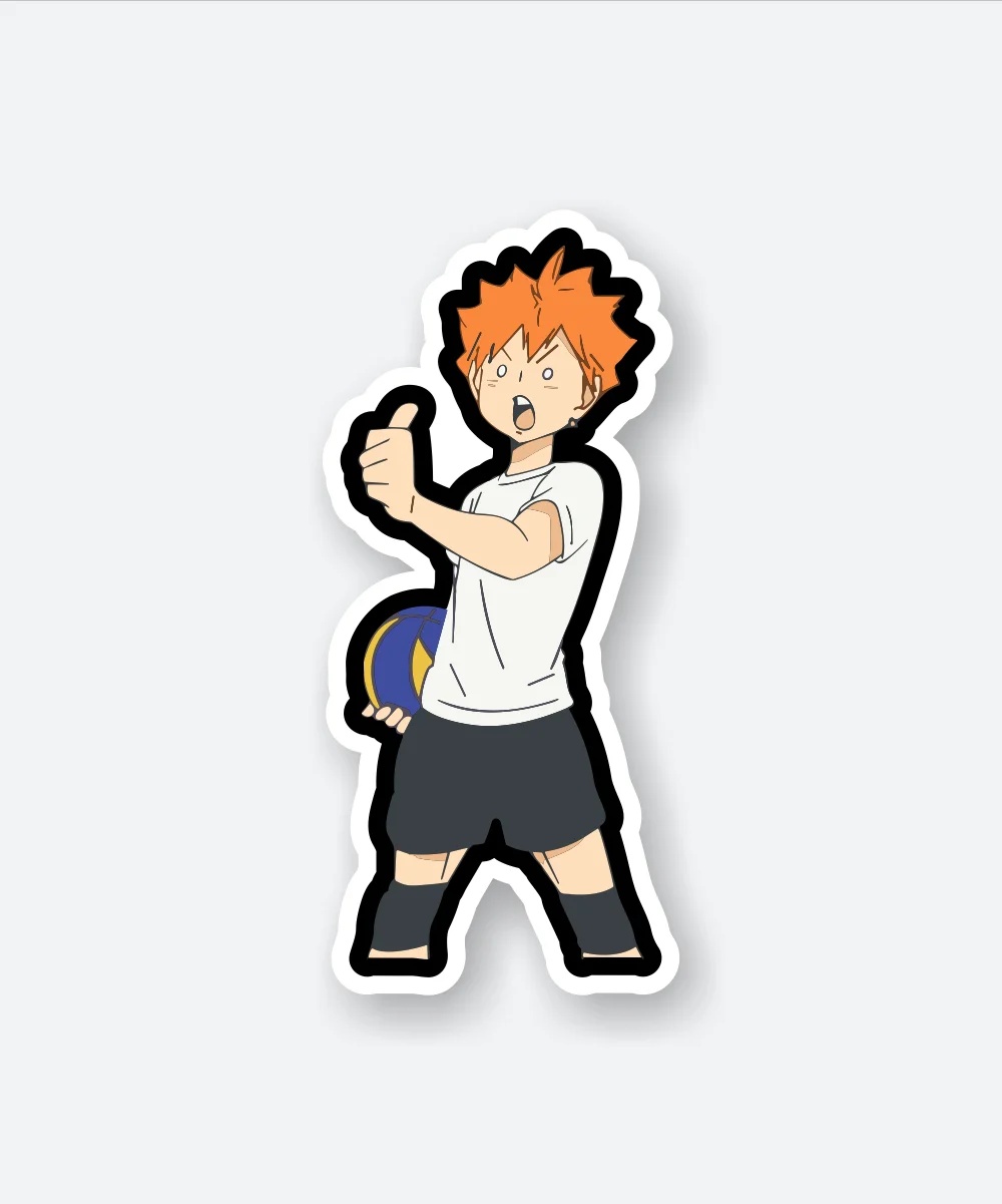 Shoyo Hinata Victory Sticker