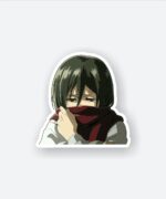 Shy Mikasa Ackerman Sticker