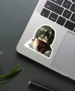 Shy Mikasa Ackerman Sticker