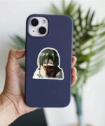 Shy Mikasa Ackerman Sticker