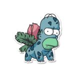 Simpson Bulbsore Sticker