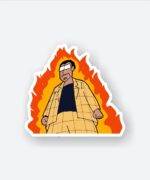 Sinchan Pricipal Angry Sticker