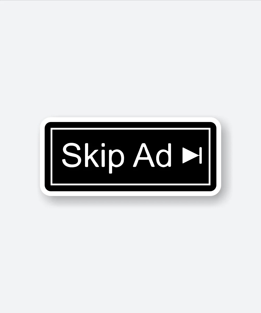 Skip Ad Sticker