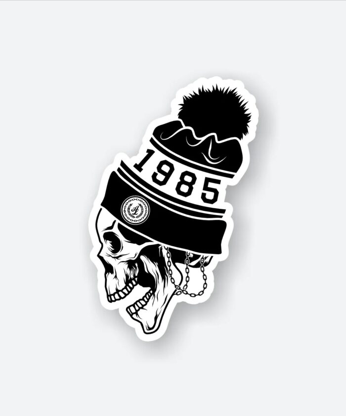 Skull Of 1985 Sticker