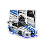 Skyline GT R Sticker