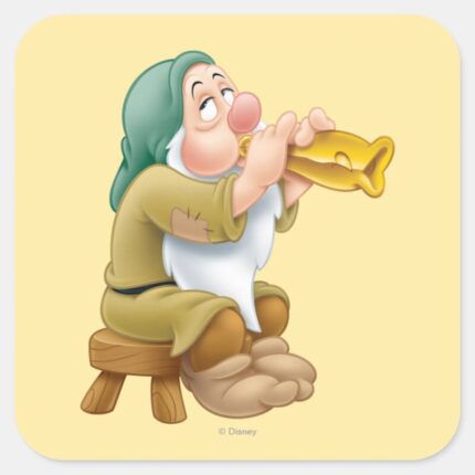 Sleepy 2 Square Sticker