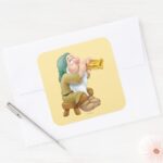 Sleepy 2 Square Sticker