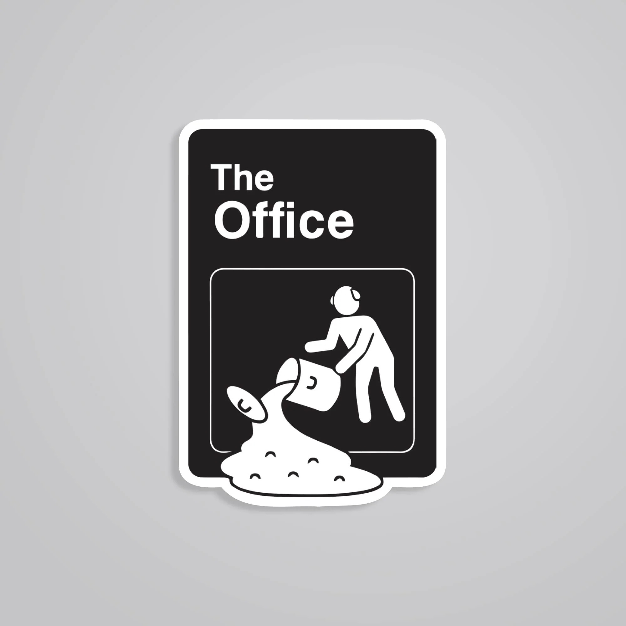Slippery Situations At Dunder Mifflin TV Shows Stickers
