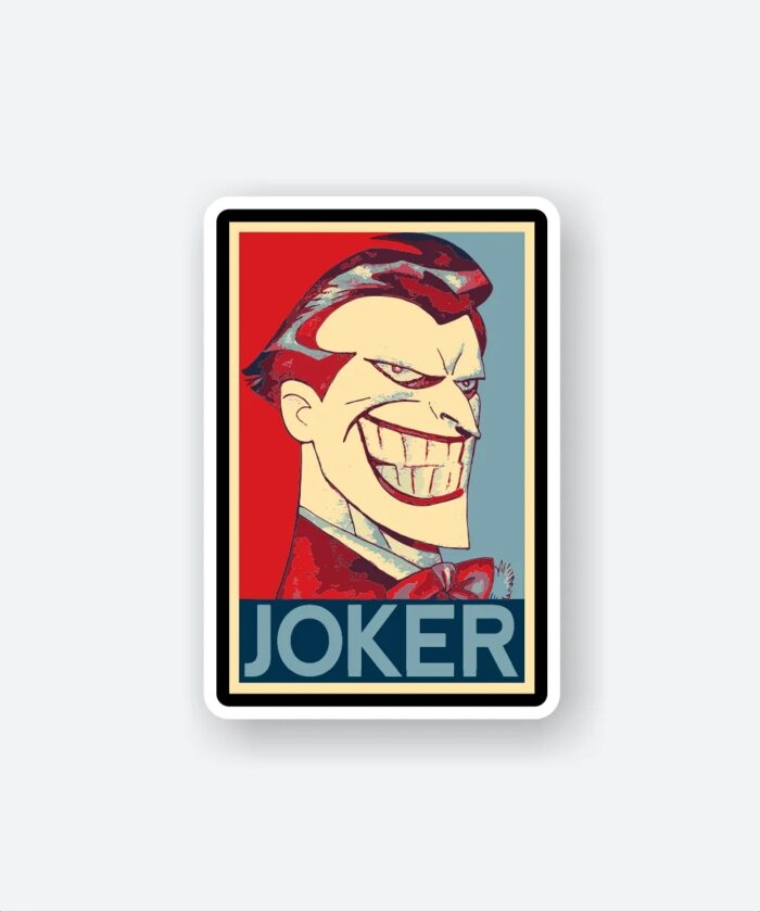 Smiling Joker Sticker
