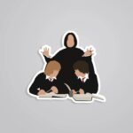 Snape Harry And Ron Movies Stickers