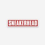Sneaker Head Sticker