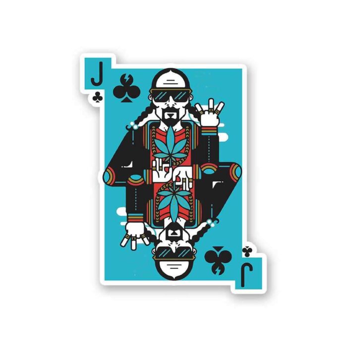 Snoop Dog Card Sticker