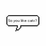 So You Like Cats_ Sticker