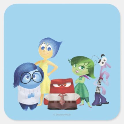 So Many Feelings Square Sticker