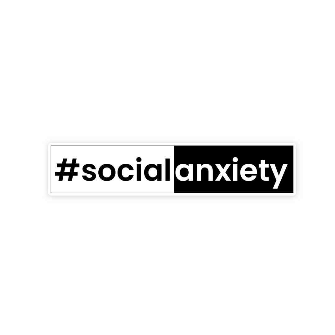 Social Anxiety Sticker