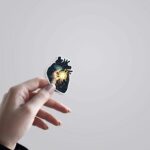 Sophie Holding Howls Heart Anime Stickers